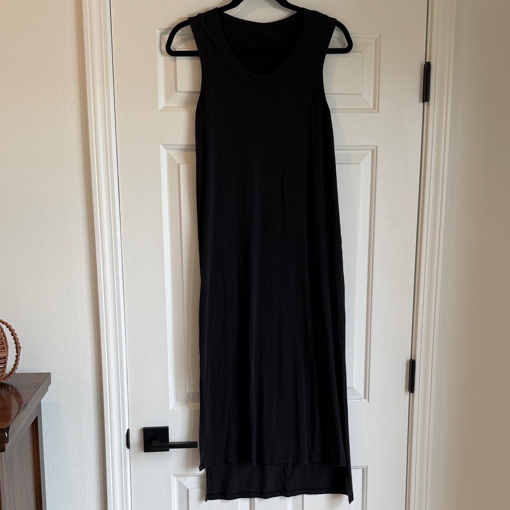 lululemon athletica Black Midi Tank align Dress